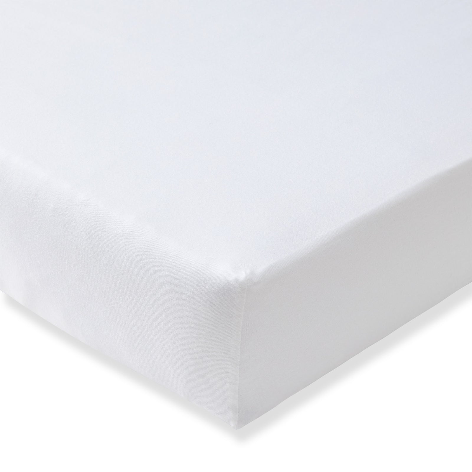 Solid Organic Cotton BEESNUG® Fitted Crib Sheet - Cloud