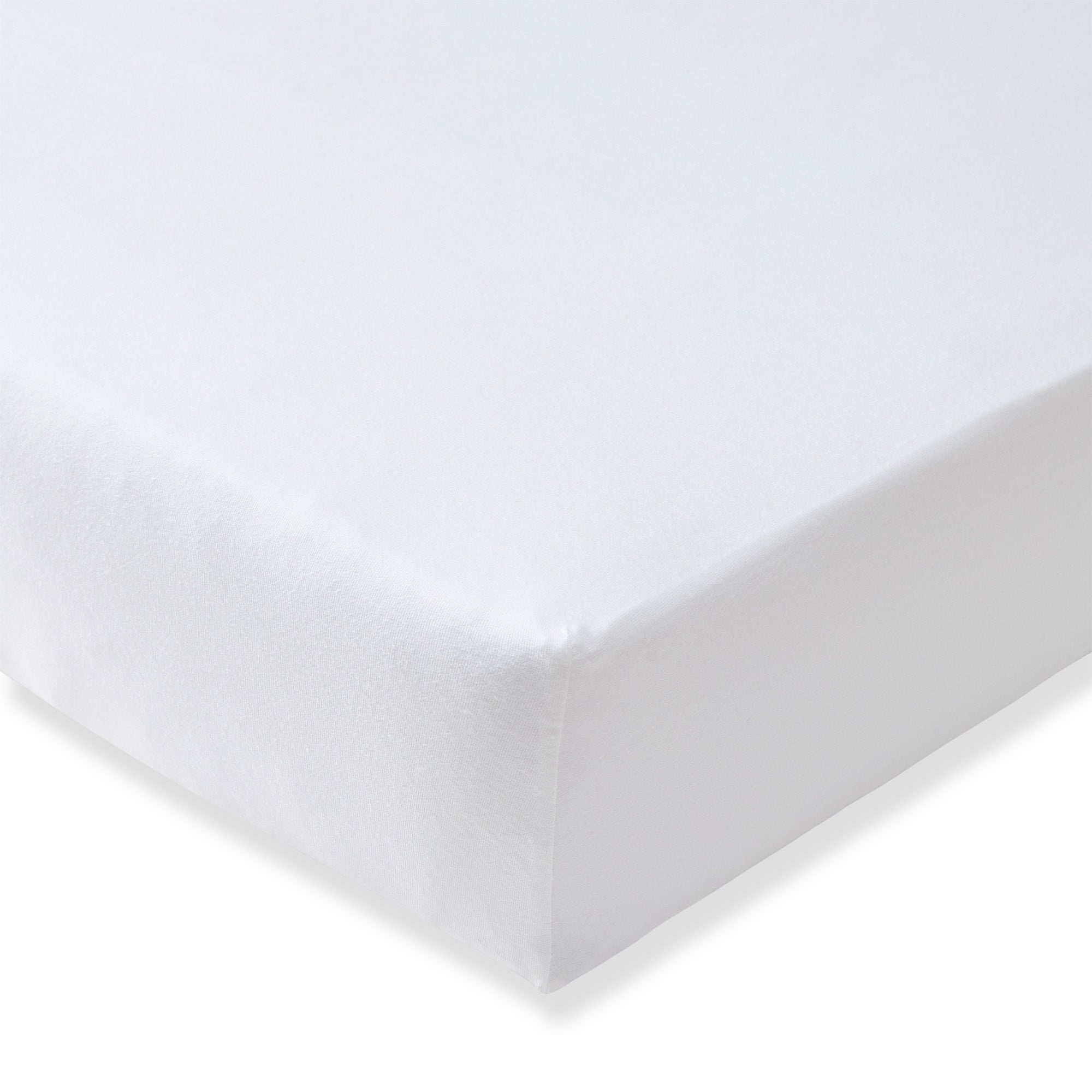 Solid Organic Cotton BEESNUG® Fitted Crib Sheet - Cloud