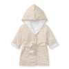 Organic Cotton Knit Terry Hooded Robe