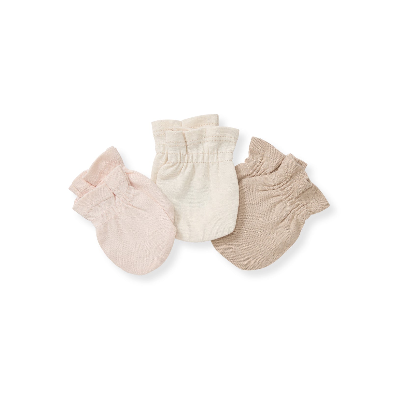 Organic Cotton Baby Mittens 3 Pack - Ranunculus