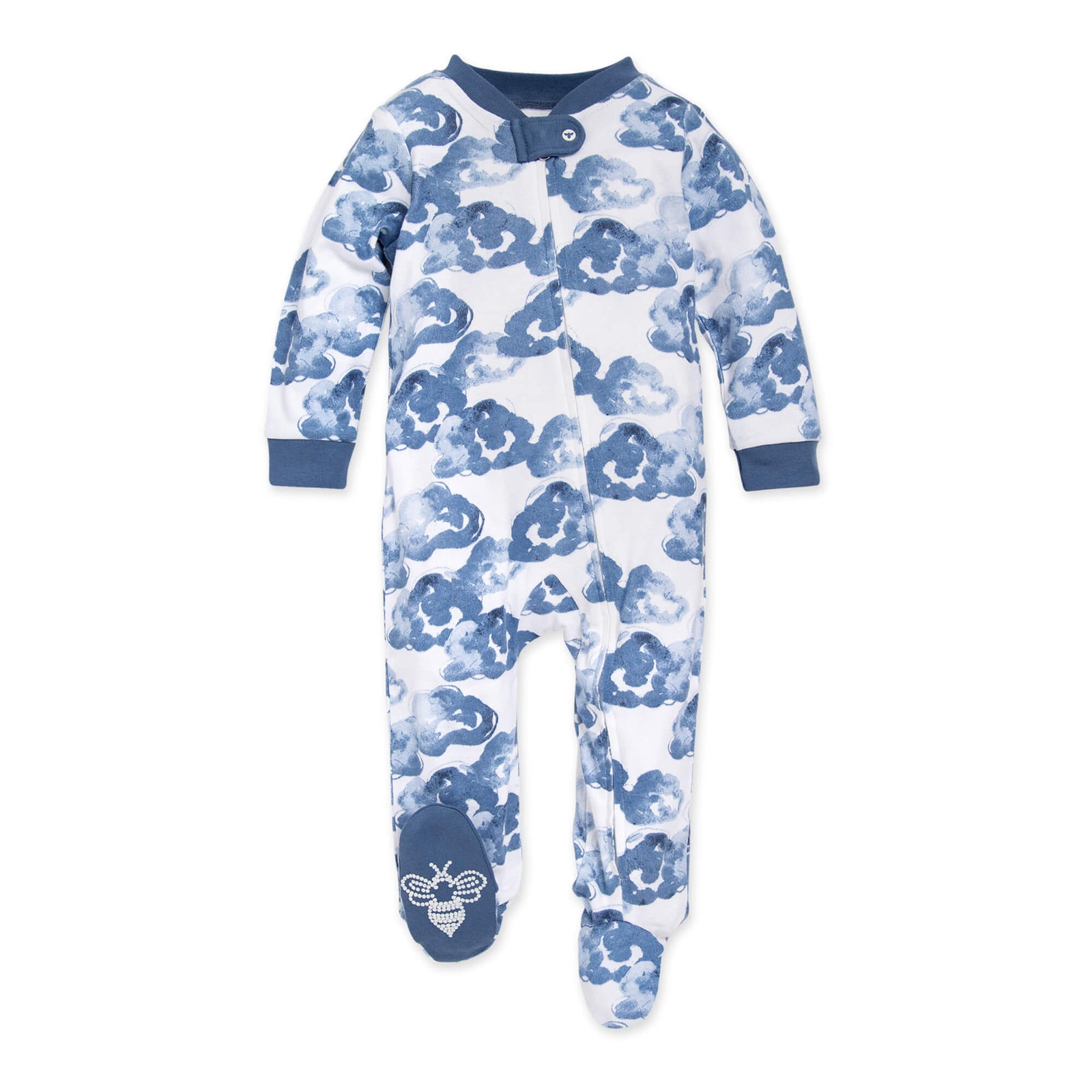 Moonlight Clouds Organic Cotton Footed Sleep & Play