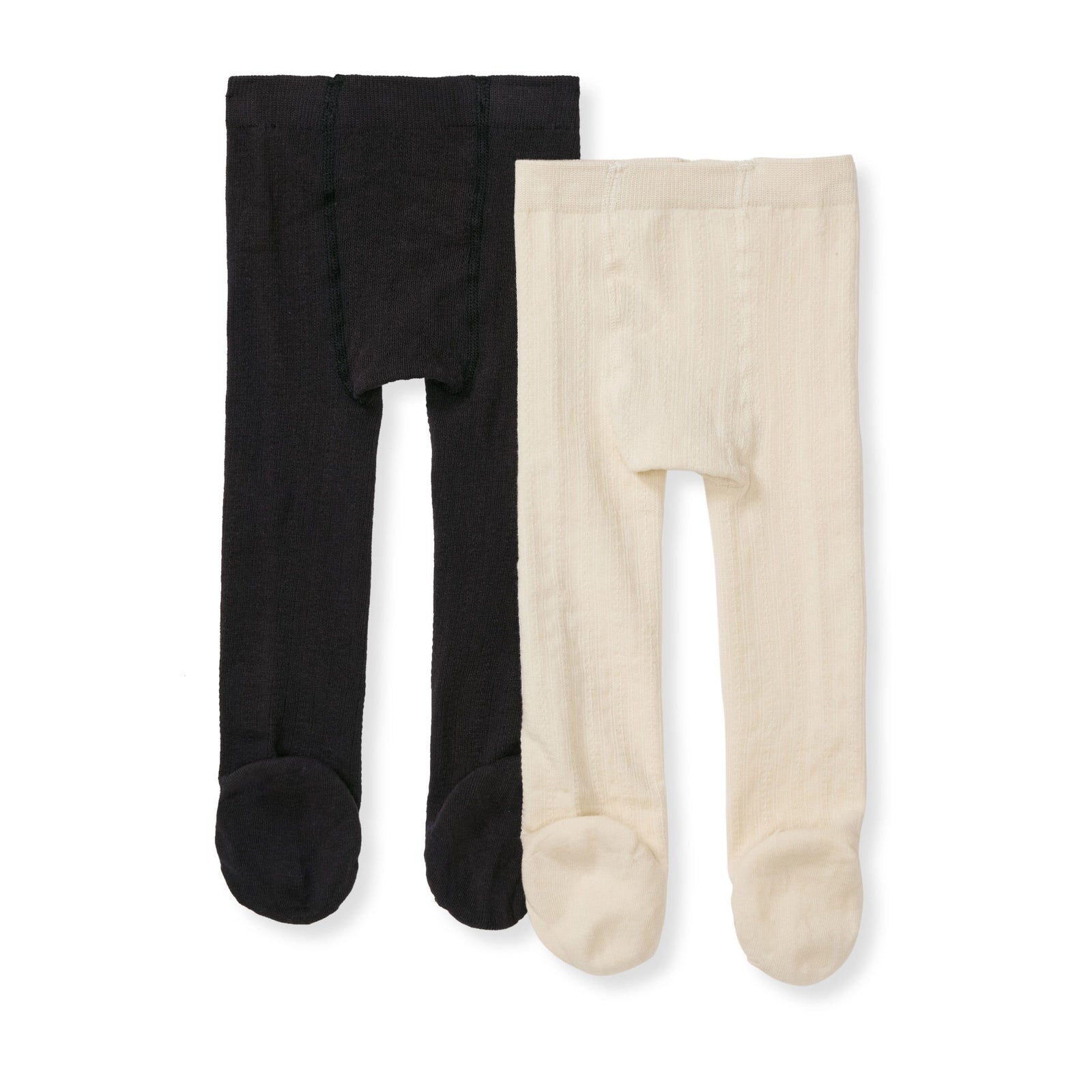 Set of 2 Ribbed Tights Back