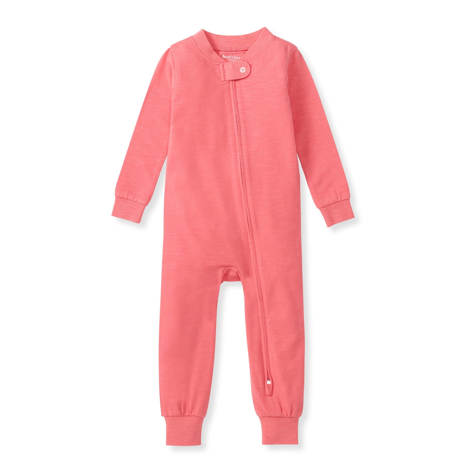 Honeysoft Footless Baby Pajamas - Pink Coral