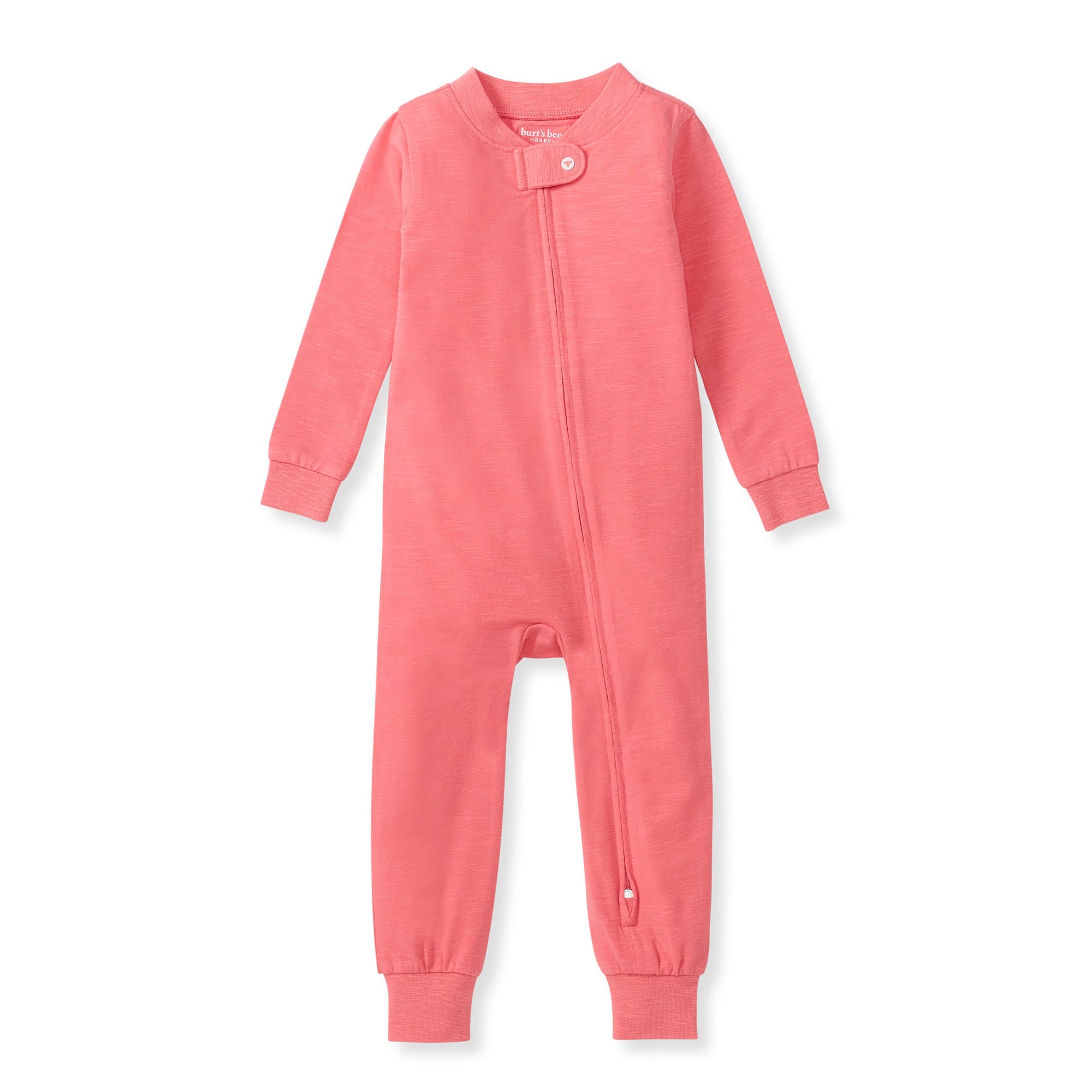 Honeysoft™ Footless Baby Sleeper Pink Coral – Burt's Bees Baby