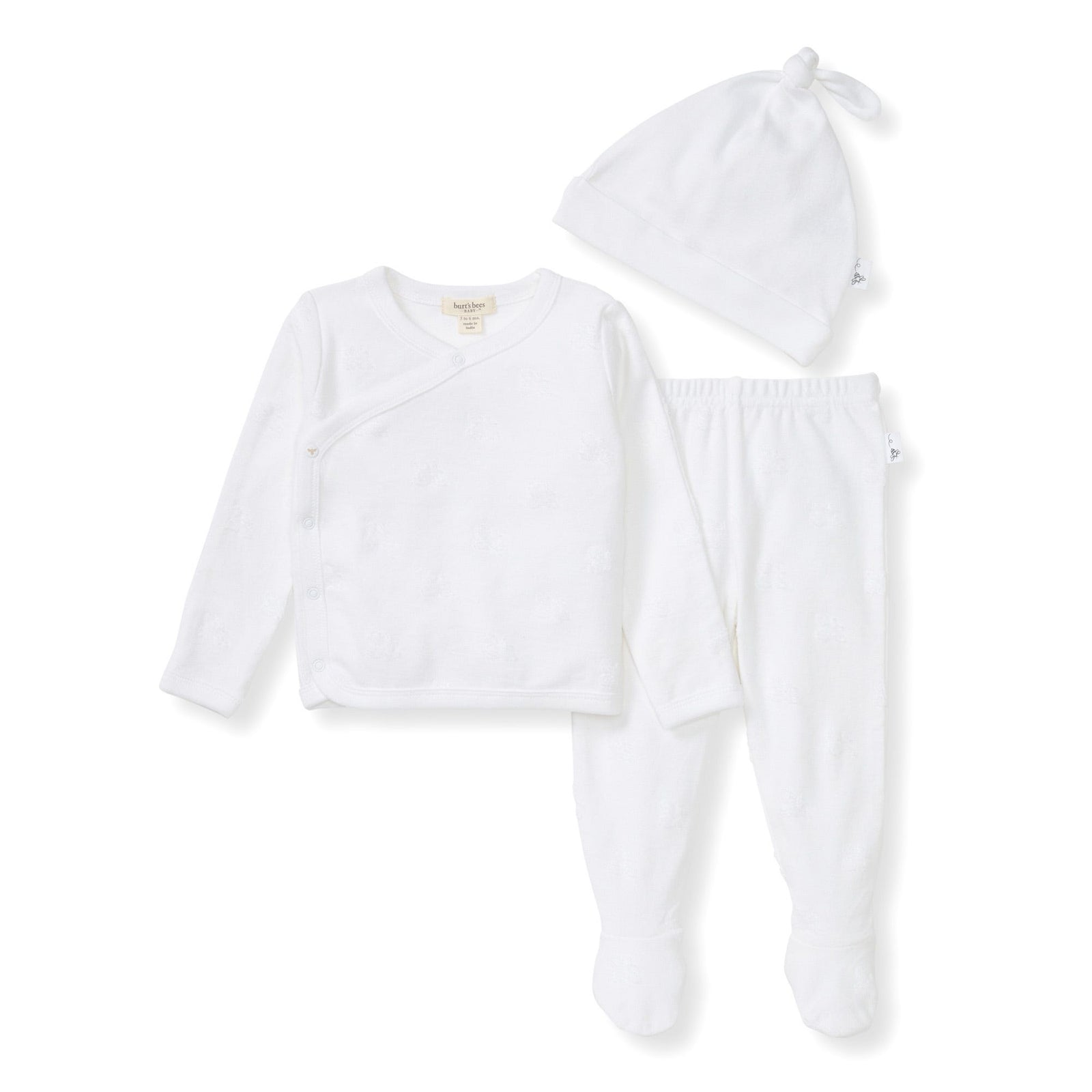 Raised Terry Bee Take Me Home Set - Cloud