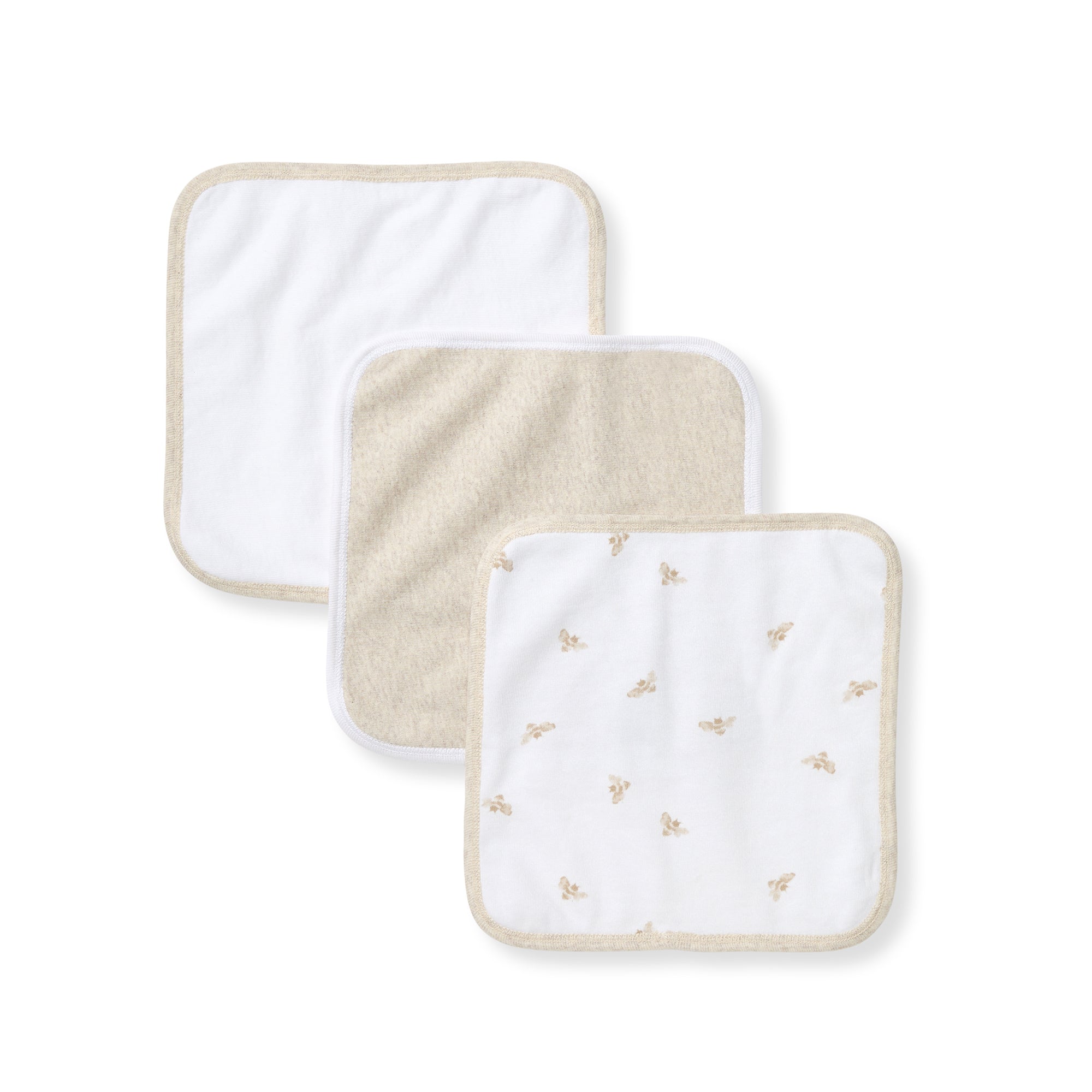 Golden Bee Organic Cotton Knit Terry Washcloths Pack – Burt's