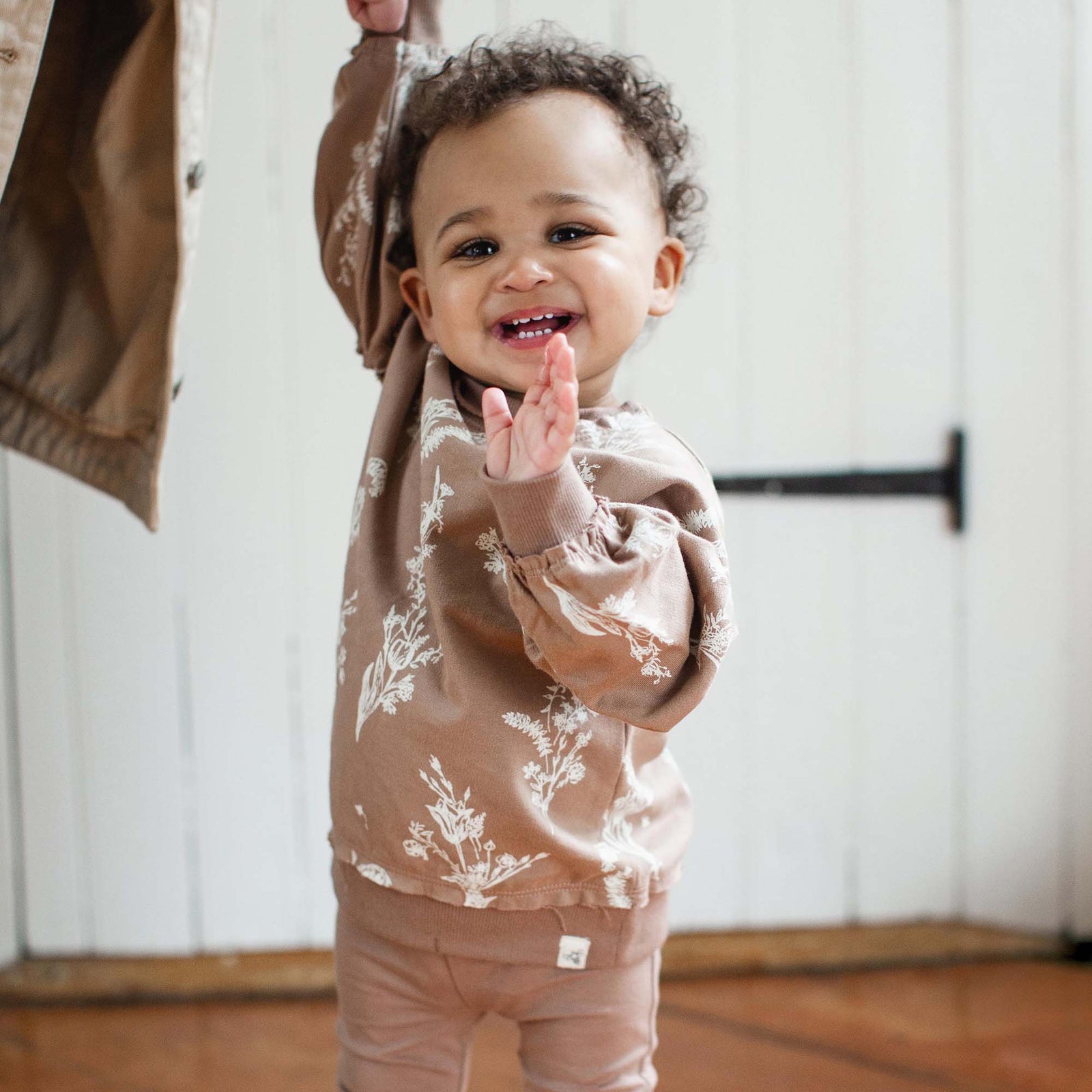 Product Image 2 of Little Wild Flower Sweatshirt & Pants Set