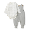 Plaid Jumpsuit & Bodysuit Set