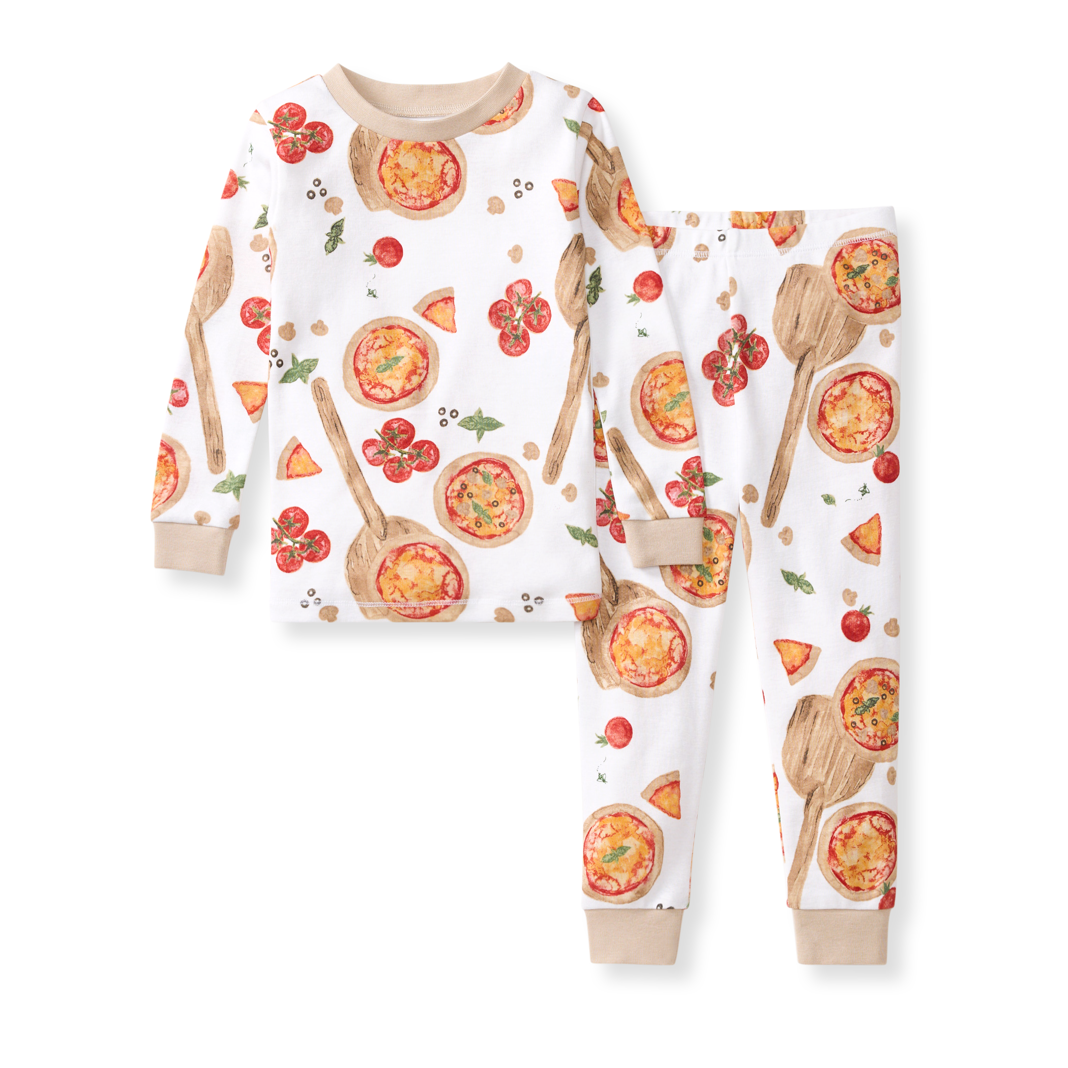 ビビ　bb Brick Oven Pizza Organic Two-Piece Pajamas – Burt's Bees Baby