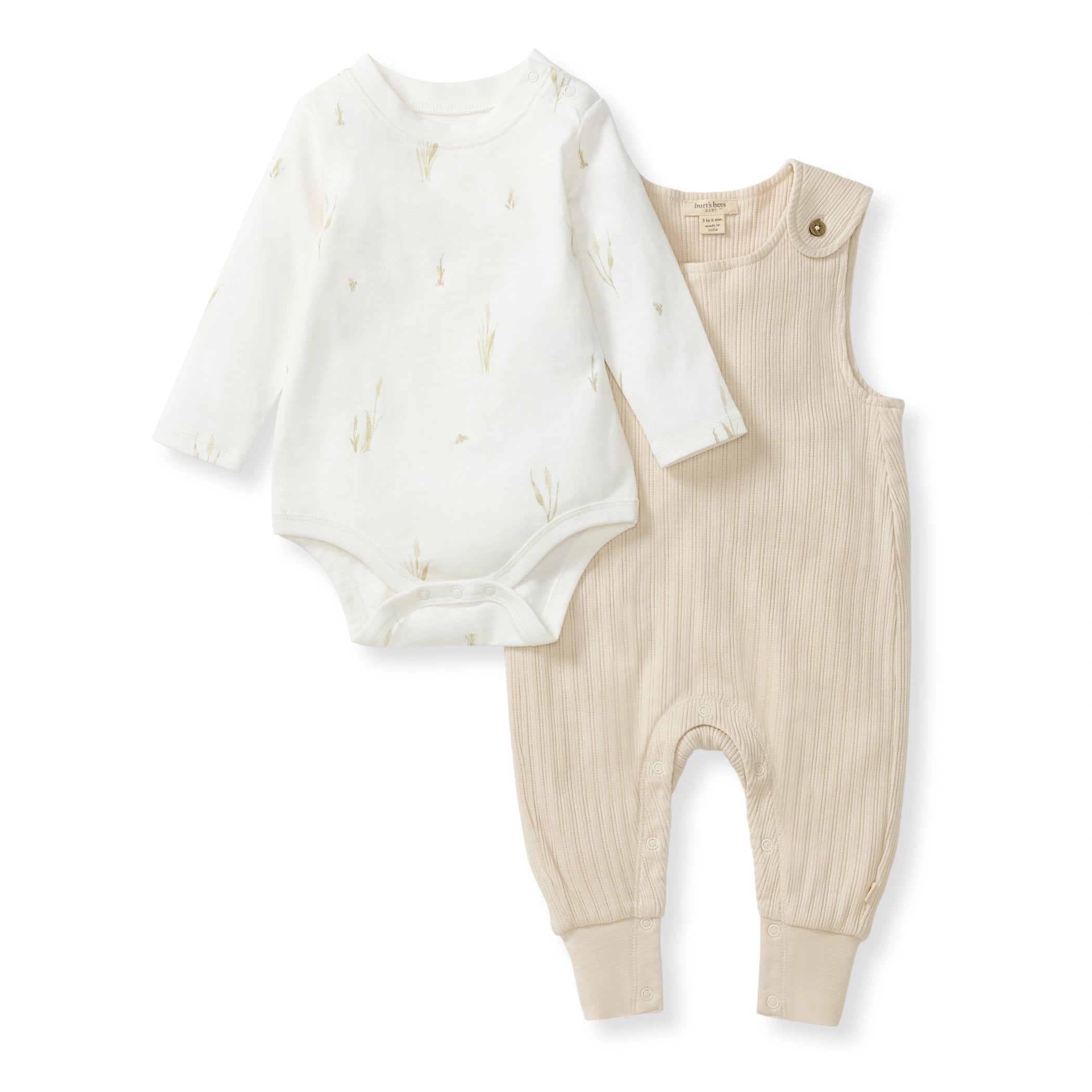 Cat Tail Organic Baby Bodysuit & Jumpsuit Set – Burt's Bees Baby