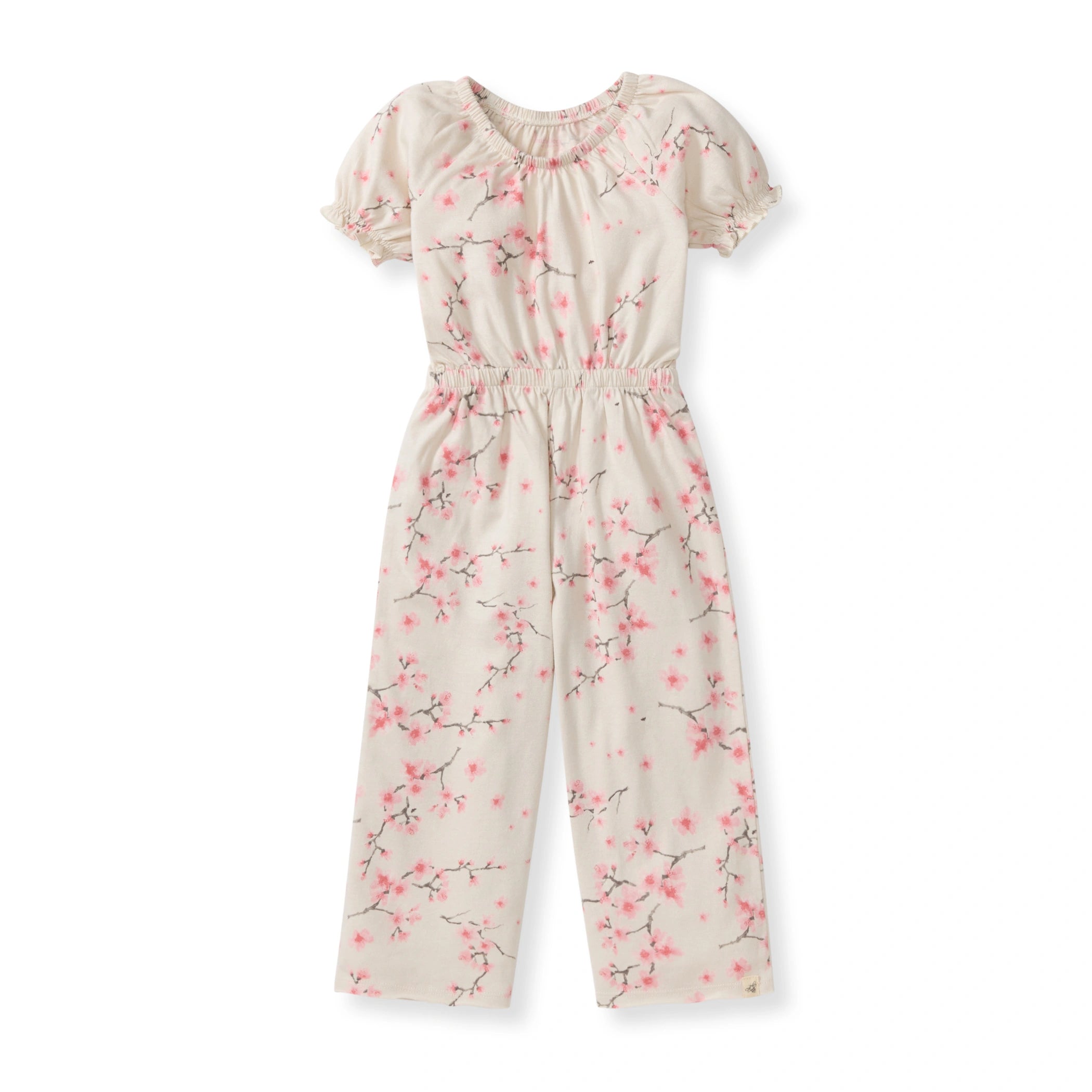 Cherry Blossoms Girl Jumpsuit 24M