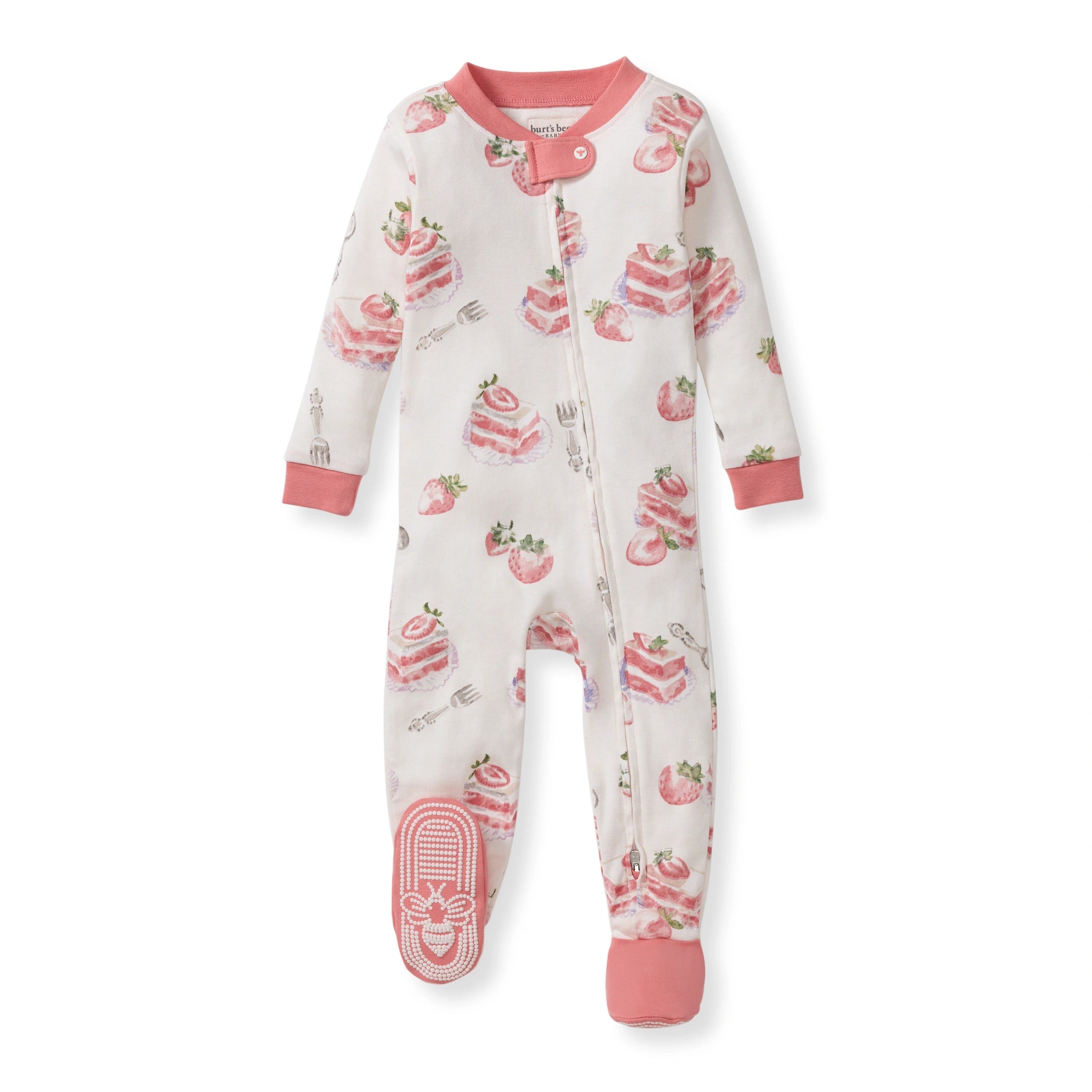 Strawberry Cakes Organic Cotton Sleeper – Burt's Bees Baby