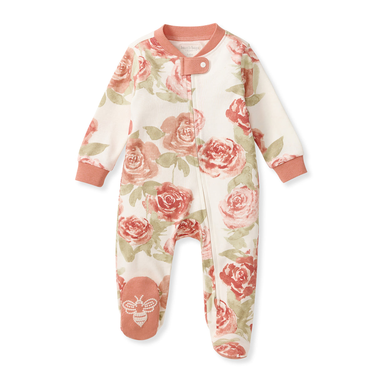 Autumn Rose Garden Organic Cotton Sleep & Play – Burt