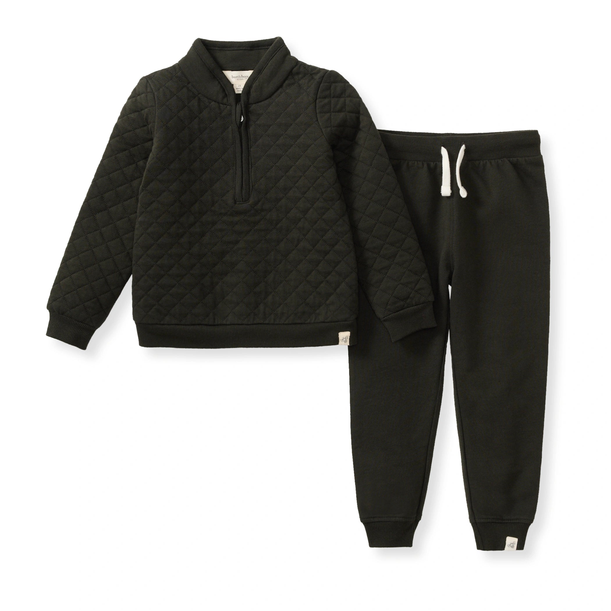 Quilted Organic Cotton Top & Pants Set - Shadow – Burt's Bees Baby