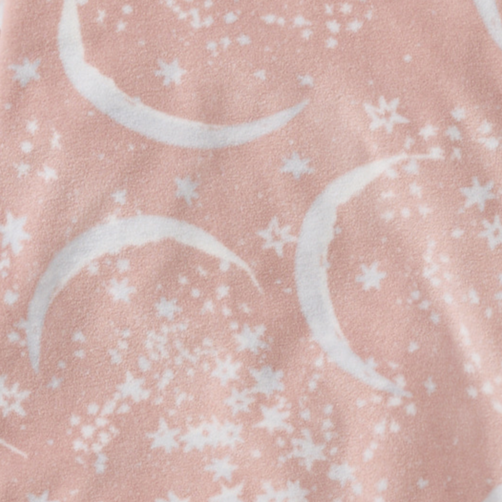 Celestial Moon polarbee™ Repreve® Fleece Pajamas - Organic Rose Swatch