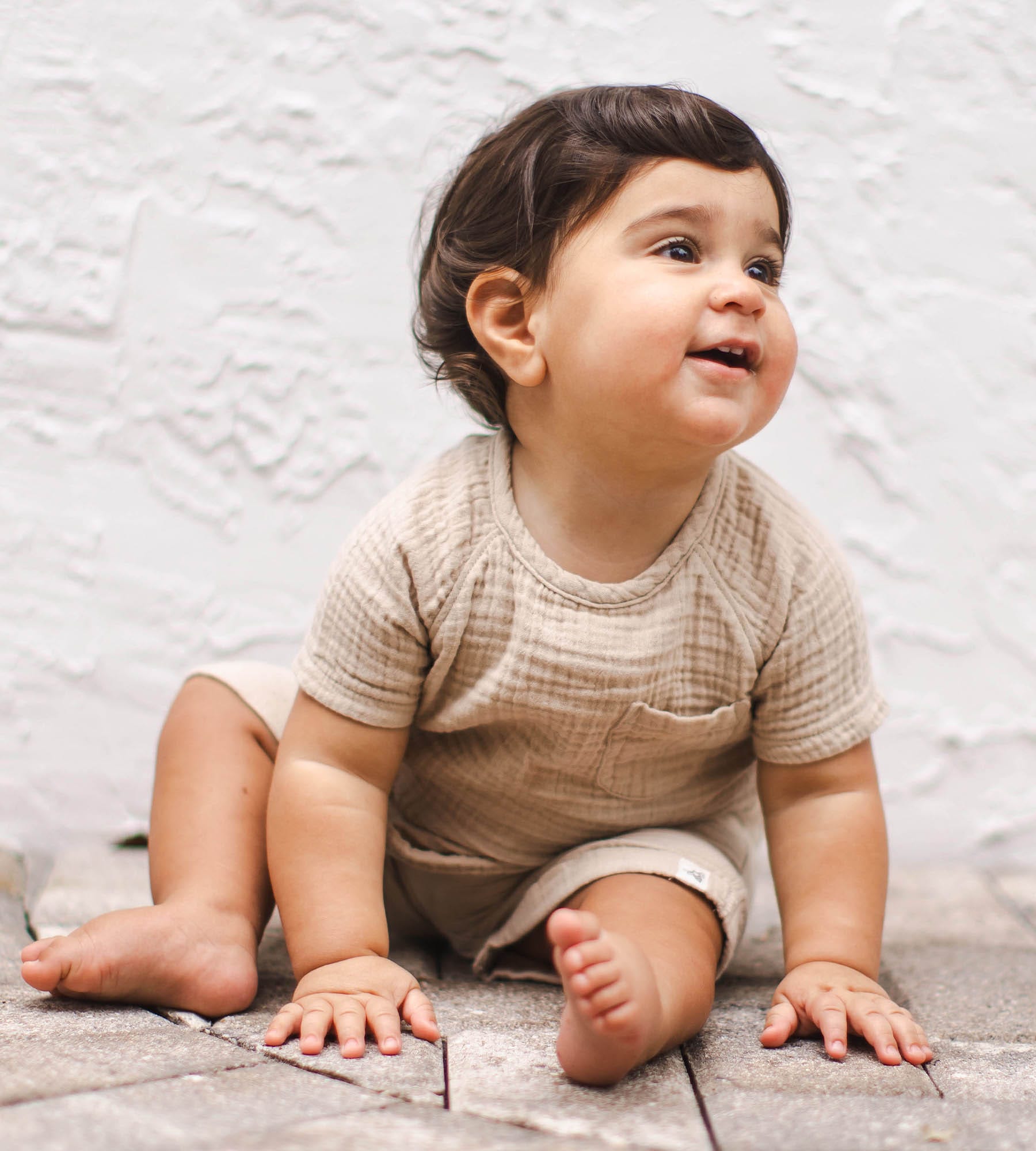 Mommy & Me Matching Crinkle Muslin Girl Dress