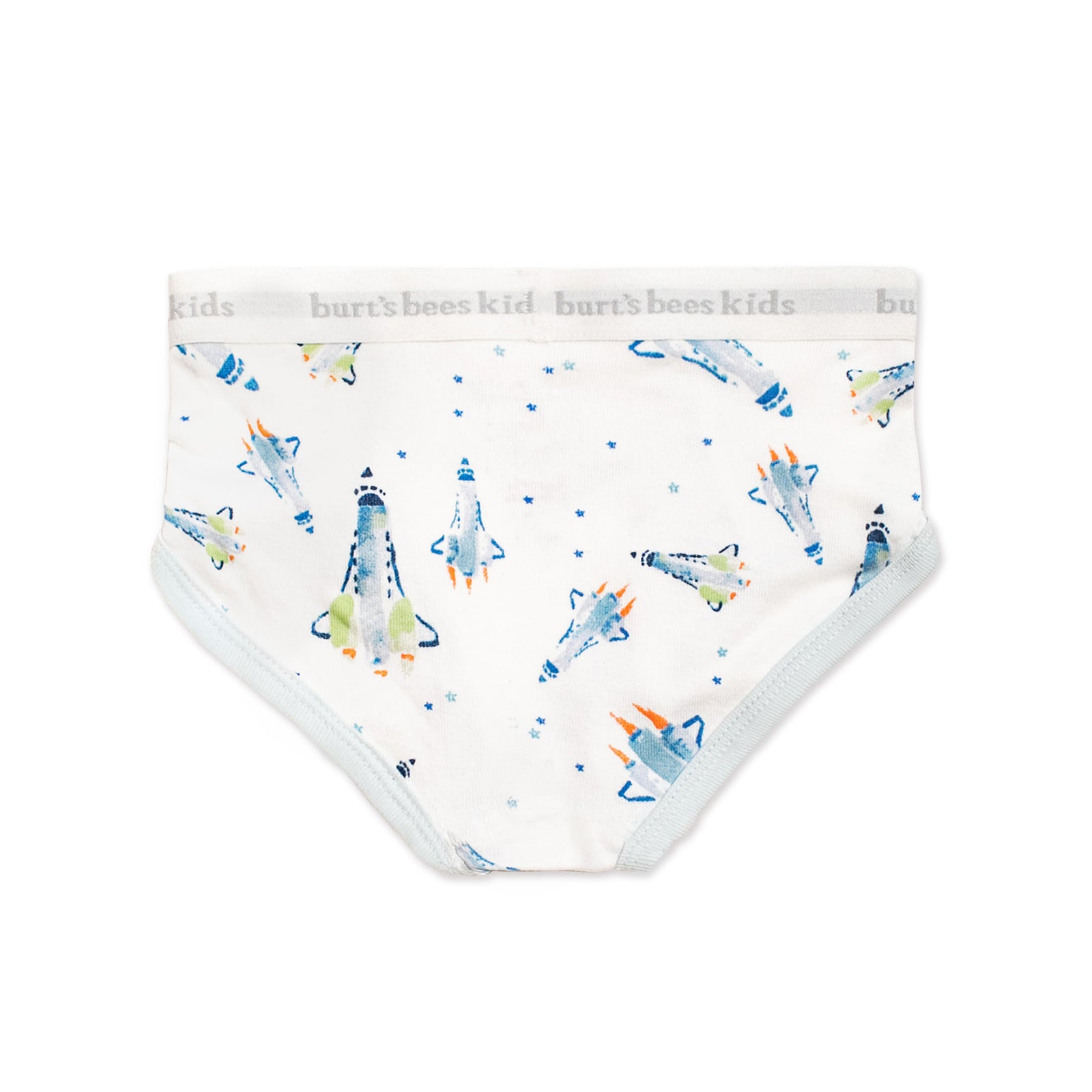 Little Planets & Space Shuttles Organic Cotton Toddler Boy Underwear 5 Pack