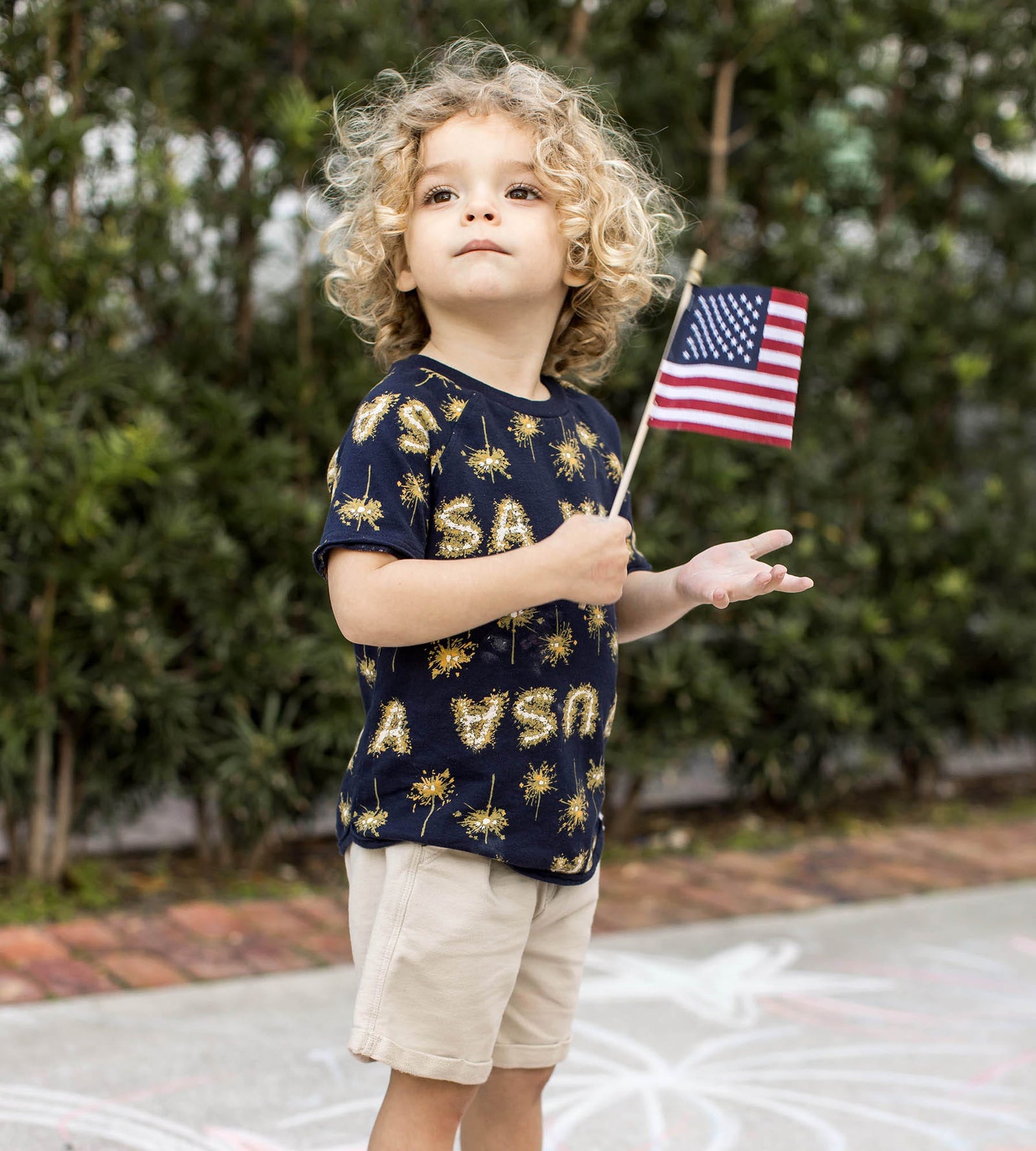Product Image 1 of USA Organic Boy Top & Shorts Set