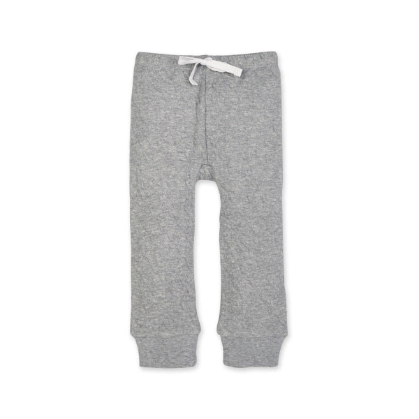 Organic Cotton Matelassé Baby Pants - Heather Grey – Burt's Bees Baby