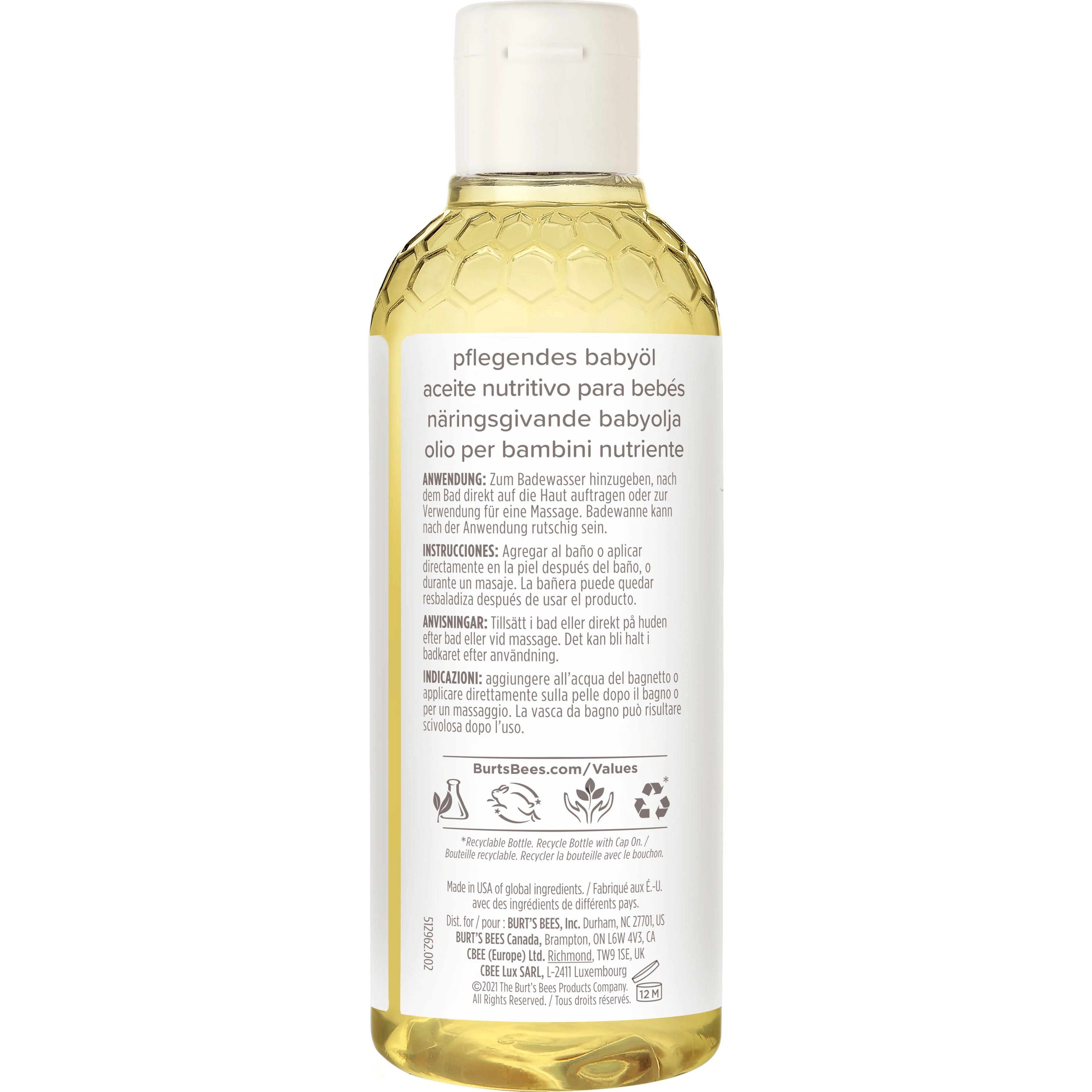 Burt's Bees Baby Bee Nourishing Baby Oil