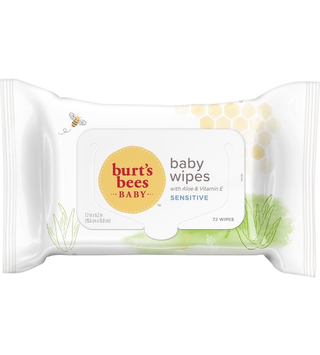 Burts Wipes Unscented Wipes Sensitive Skin 72 Wipes