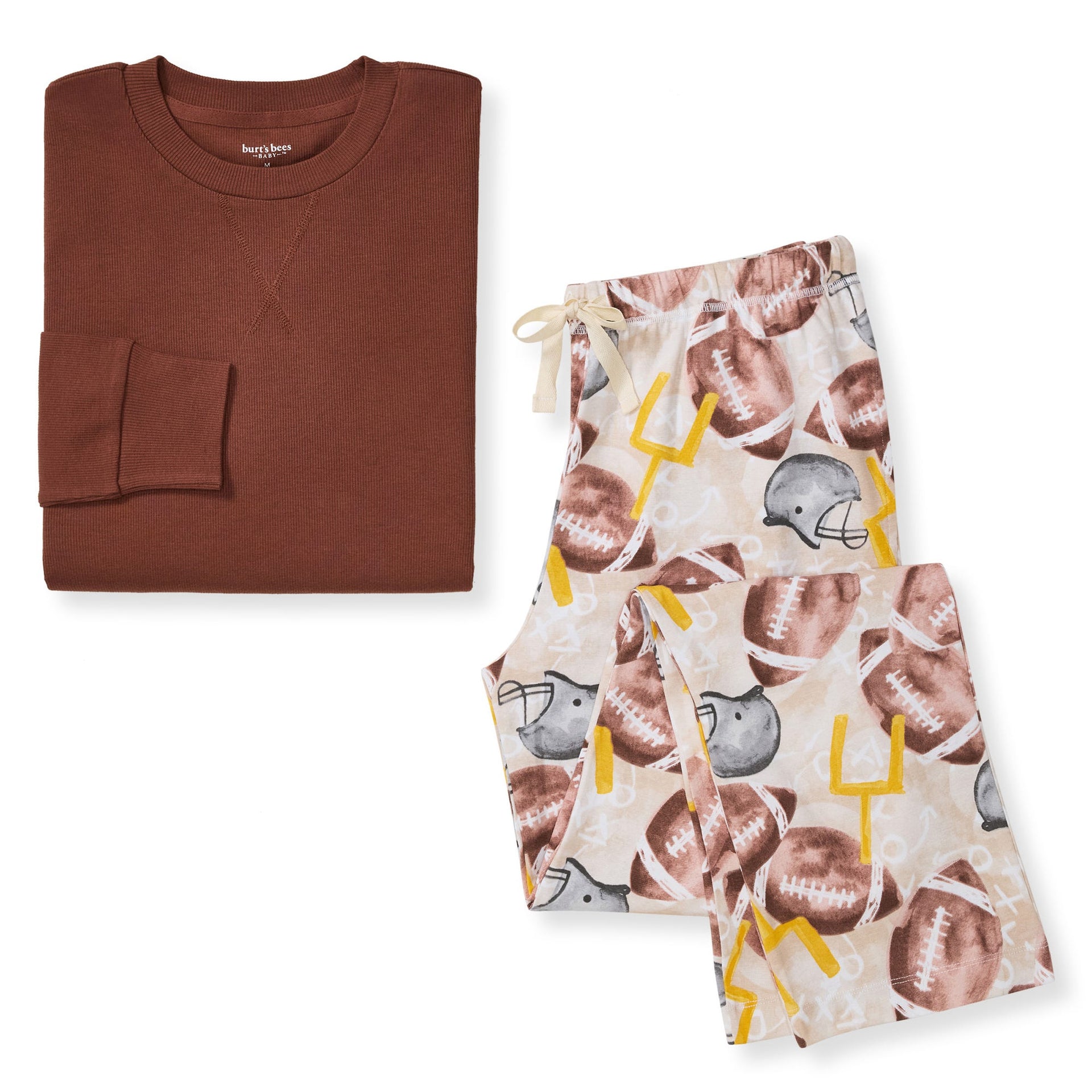 Football Season Organic Matching Pajamas