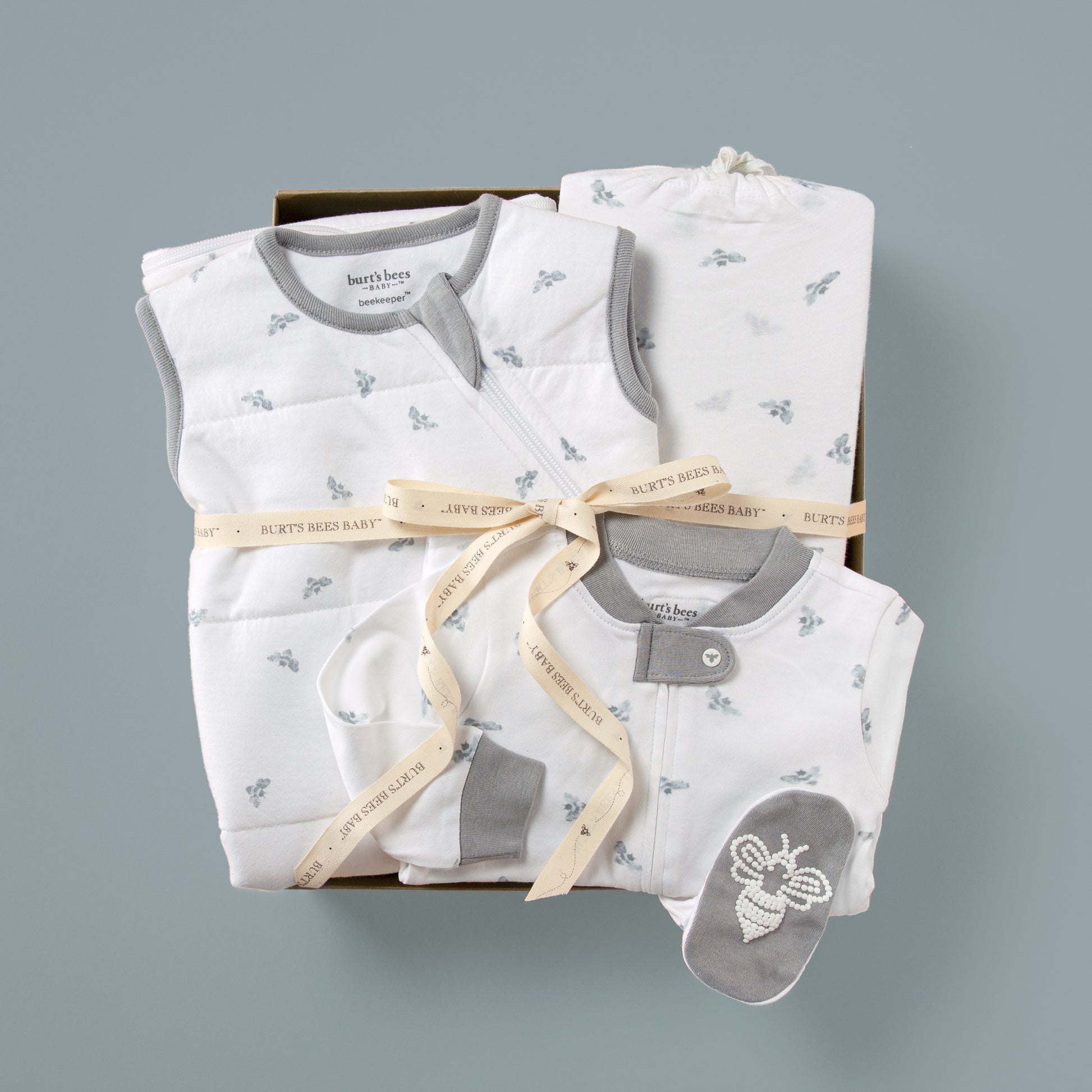 Golden Bee Newborn Baby Boy Bundle