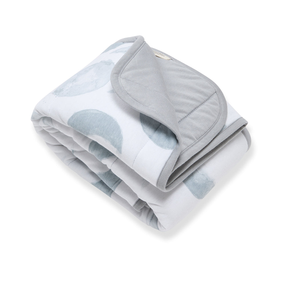 Hello Moon Organic Cotton Reversible Baby Blanket