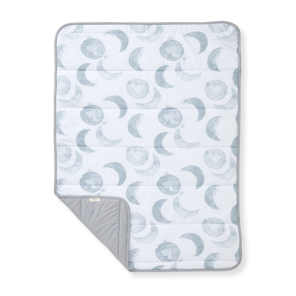 Hello Moon Organic Cotton Reversible Baby Blanket