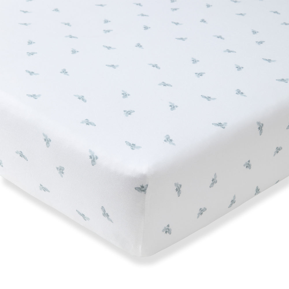 Golden Bee Organic Cotton BEESNUG® Fitted Crib Sheet - Quarry