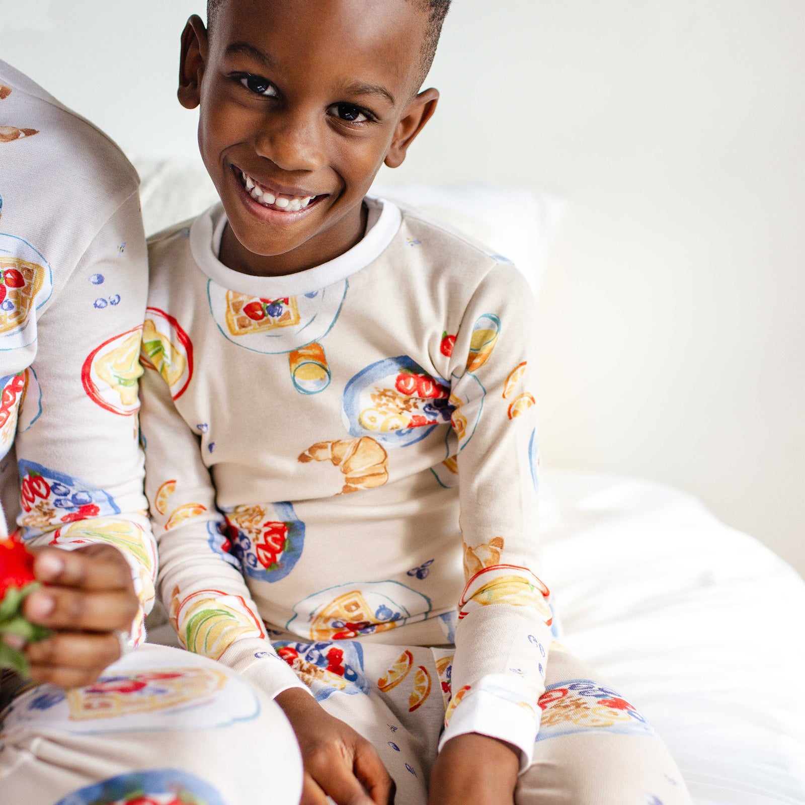 Product Image 1 of Breakfast In Bed Matching Organic Two-Piece Pajamas