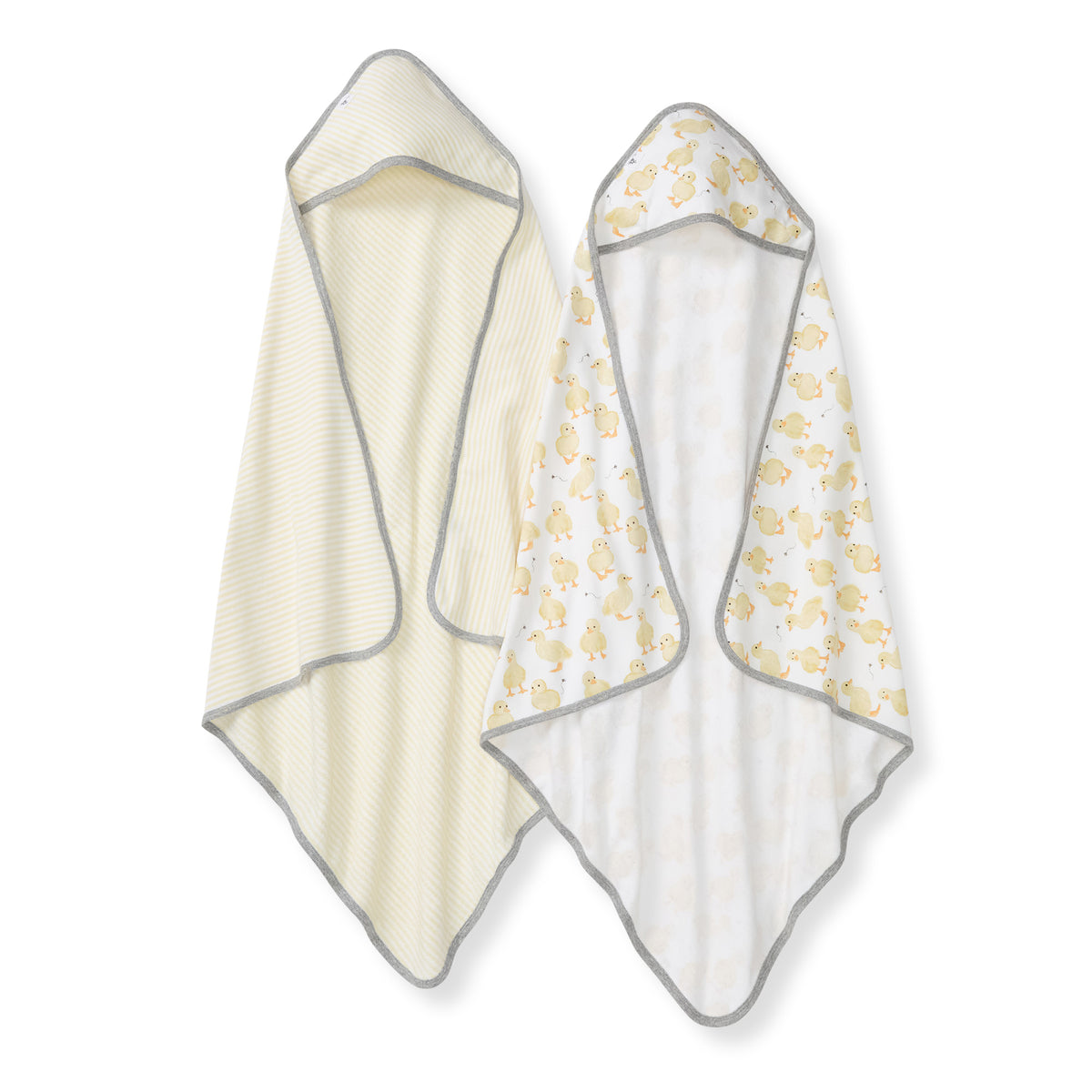Burt's Bees Baby Little Ducks Organic Cotton Hooded Towels 2 Pack