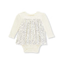 My Love Will Find You Baby Girl Ribbed Bodysuit Dress
