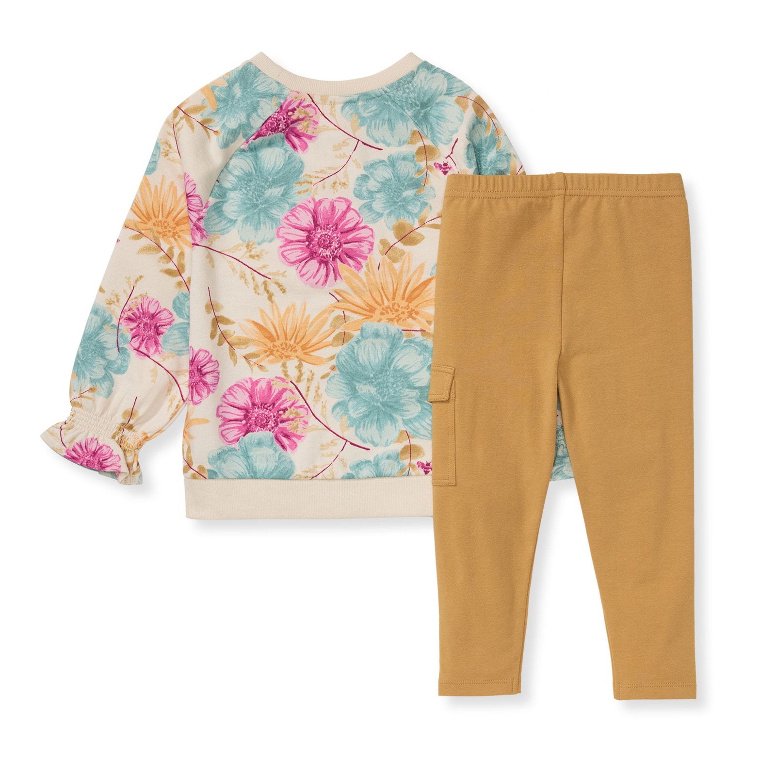 Mountain Floral Organic Cotton Set Back