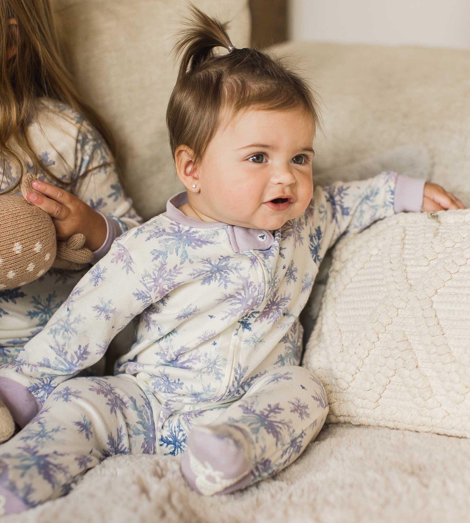 Snowflake Flurries Organic Cotton Pajamas