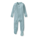 Honeysoft™ Mommy & Me Matching Thermal Lyocell Sleeper - Mountain Blue