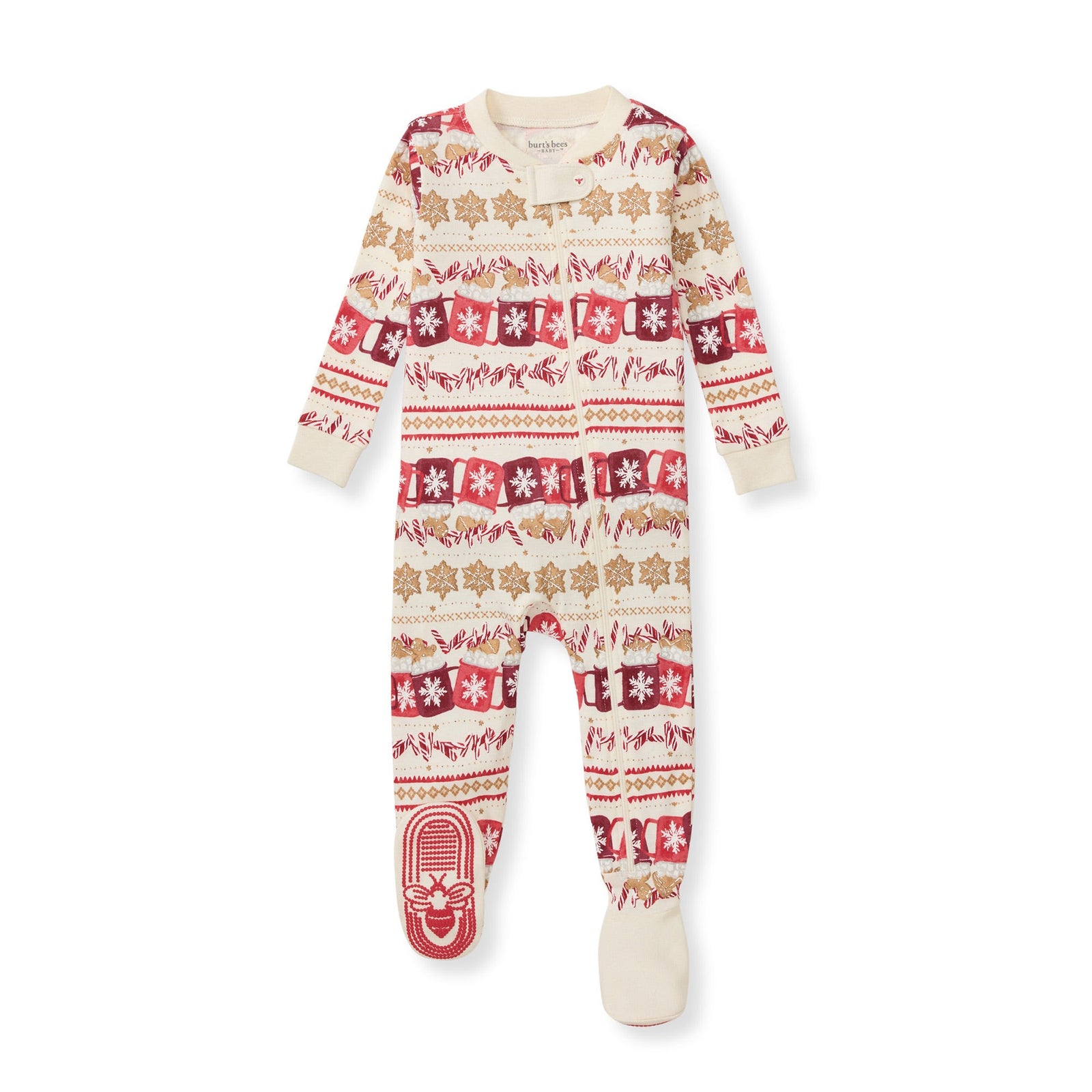 Hot Chocolate Matching Organic Cotton Pajamas - 12 Months