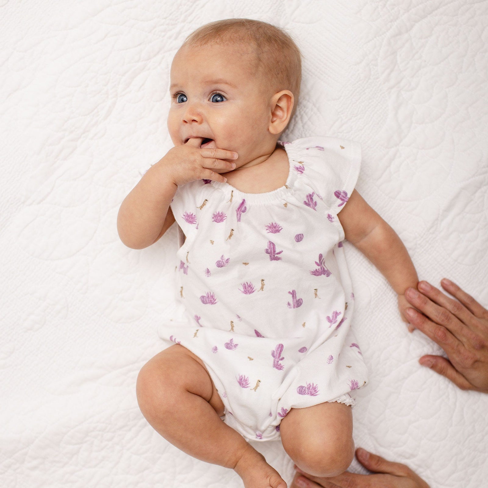 Product Image 1 of Desert Life Organic Baby Girl Bubble Romper