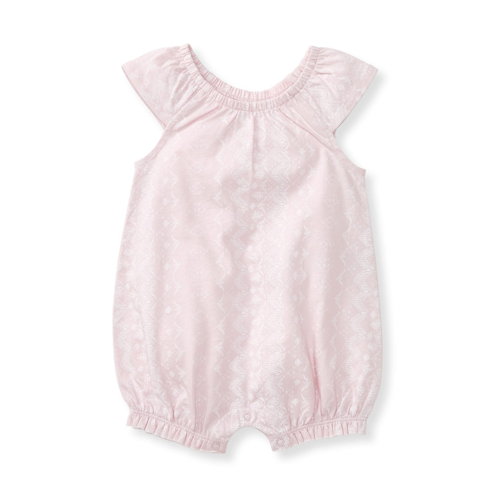 Brave Bandana Organic Baby Girl Bubble Romper