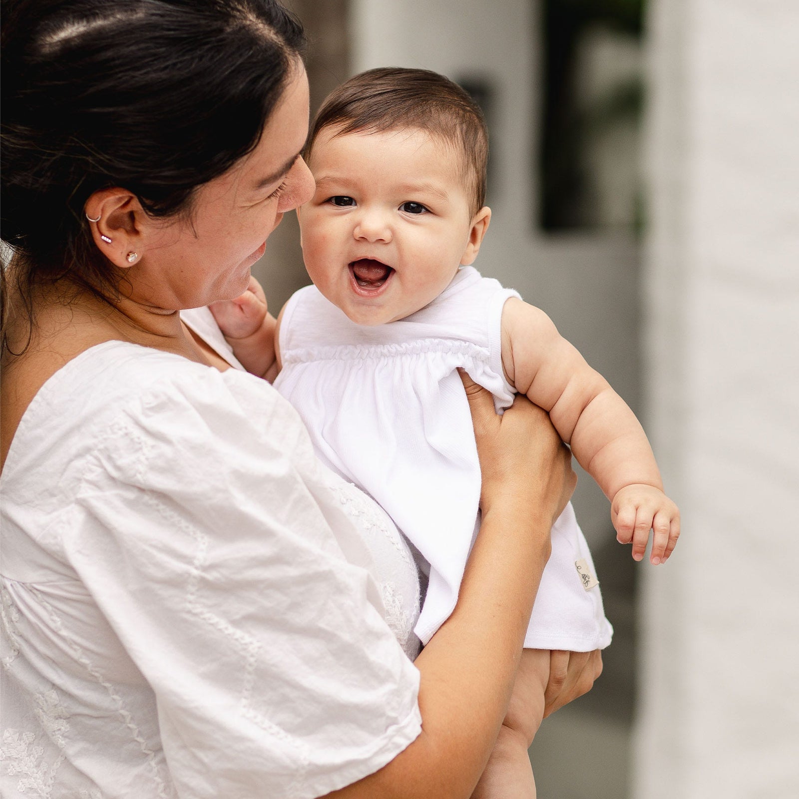 Product Image 1 of Organic Cotton Baby Girl Bodysuit Dress