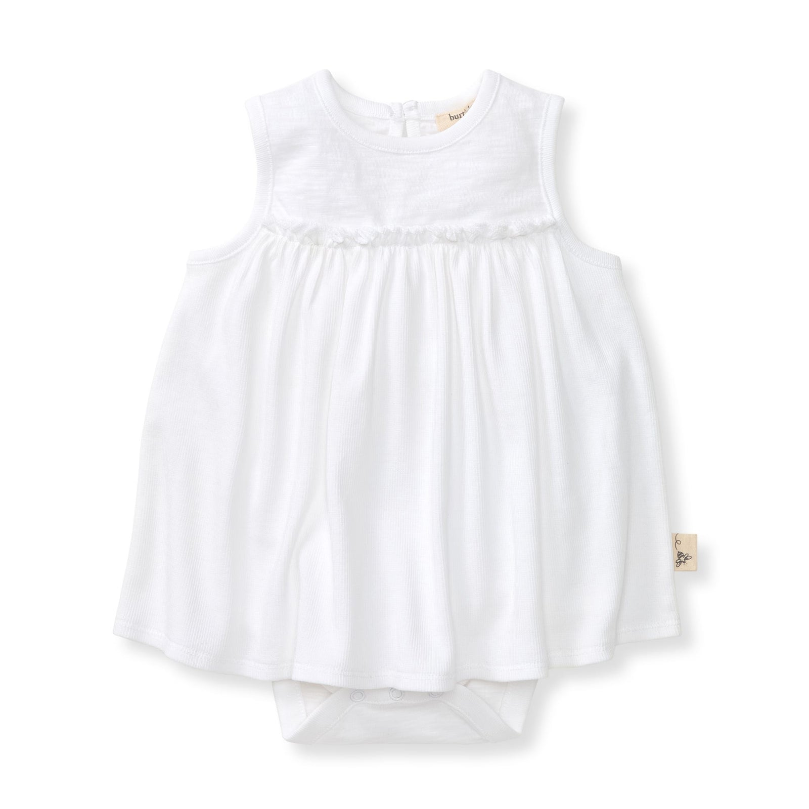 Organic Cotton Baby Girl Bodysuit Dress