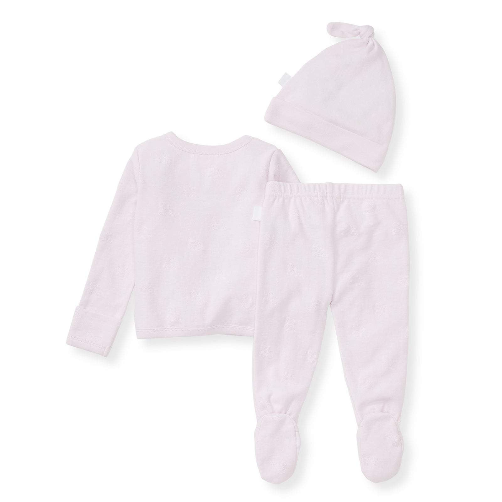 Raised Terry Bee Take Me Home Set - Sweet Lavender Back