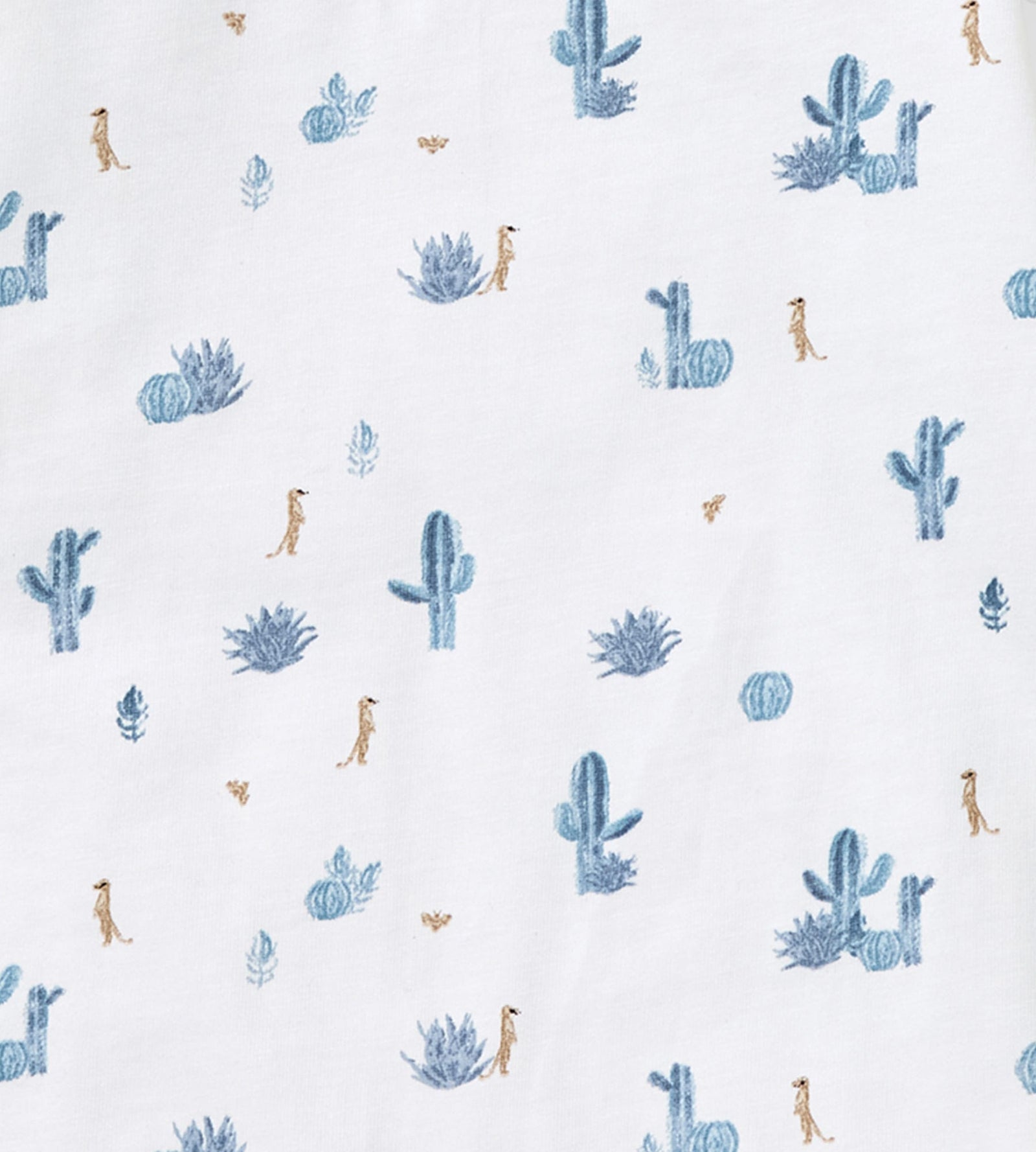 Desert Life Organic Cotton Baby Boy Romper Swatch