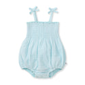 Dotted Muslin Organic Baby Girl Romper