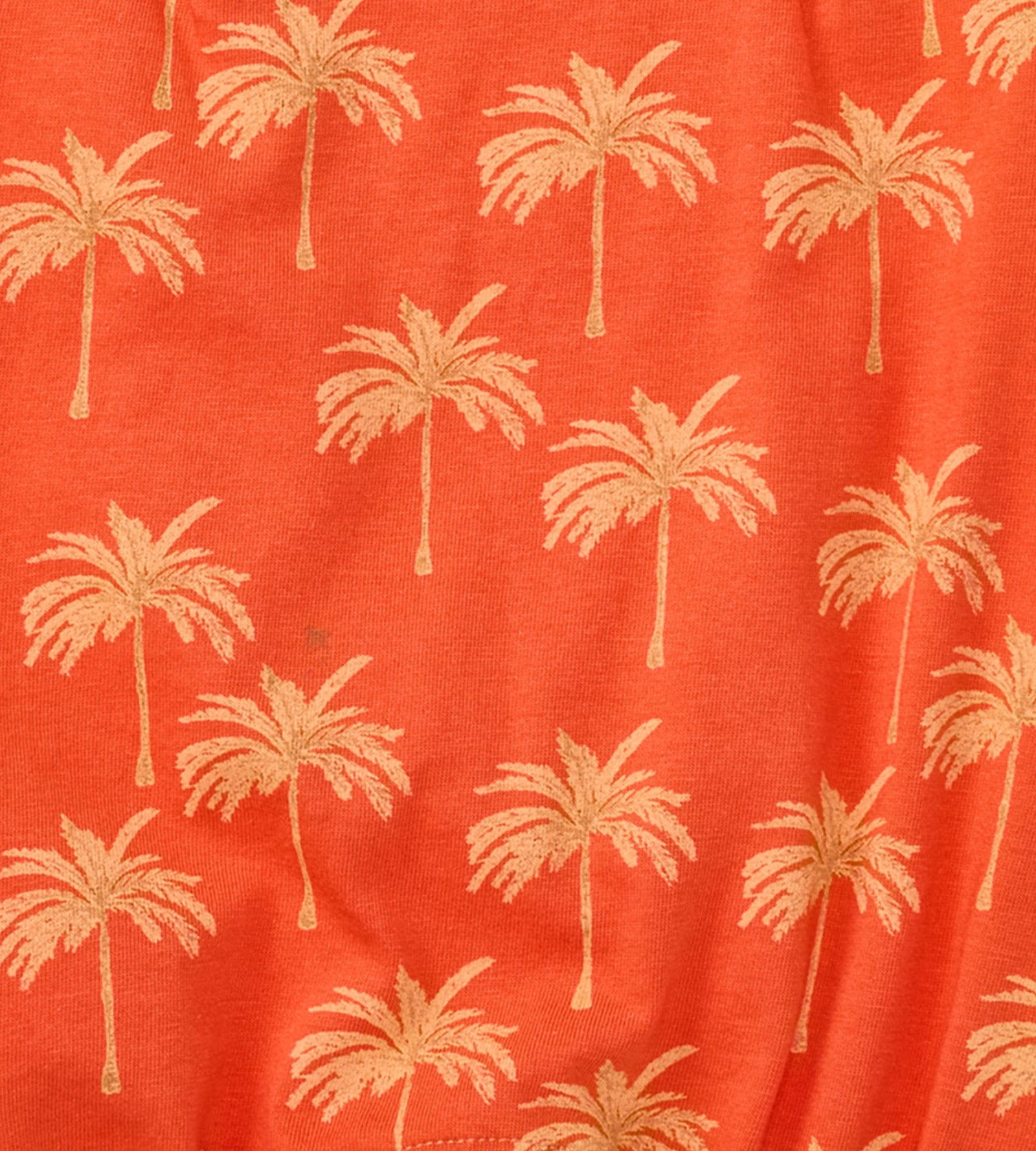 Golden Palms Organic Baby Girl Romper Swatch