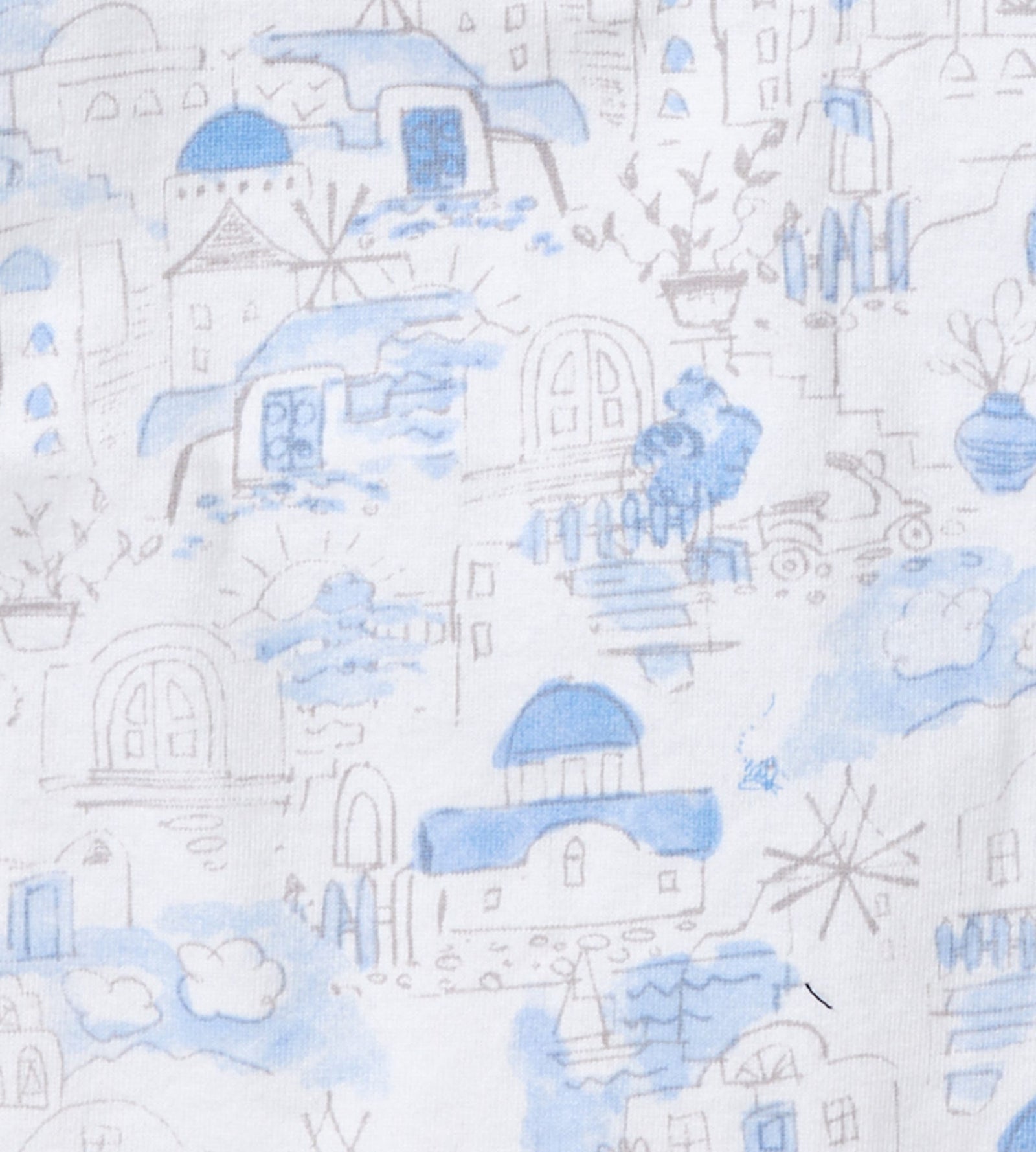 Santorini Organic Baby Boy Romper Swatch