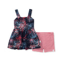 Celebrate America Baby Girl Dress & Shorts Set