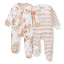 Fairy Floral Organic Baby Girl Pajamas - 2 Pack