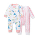 Santorini Beach Organic Cotton Baby Pajamas 2 Pack