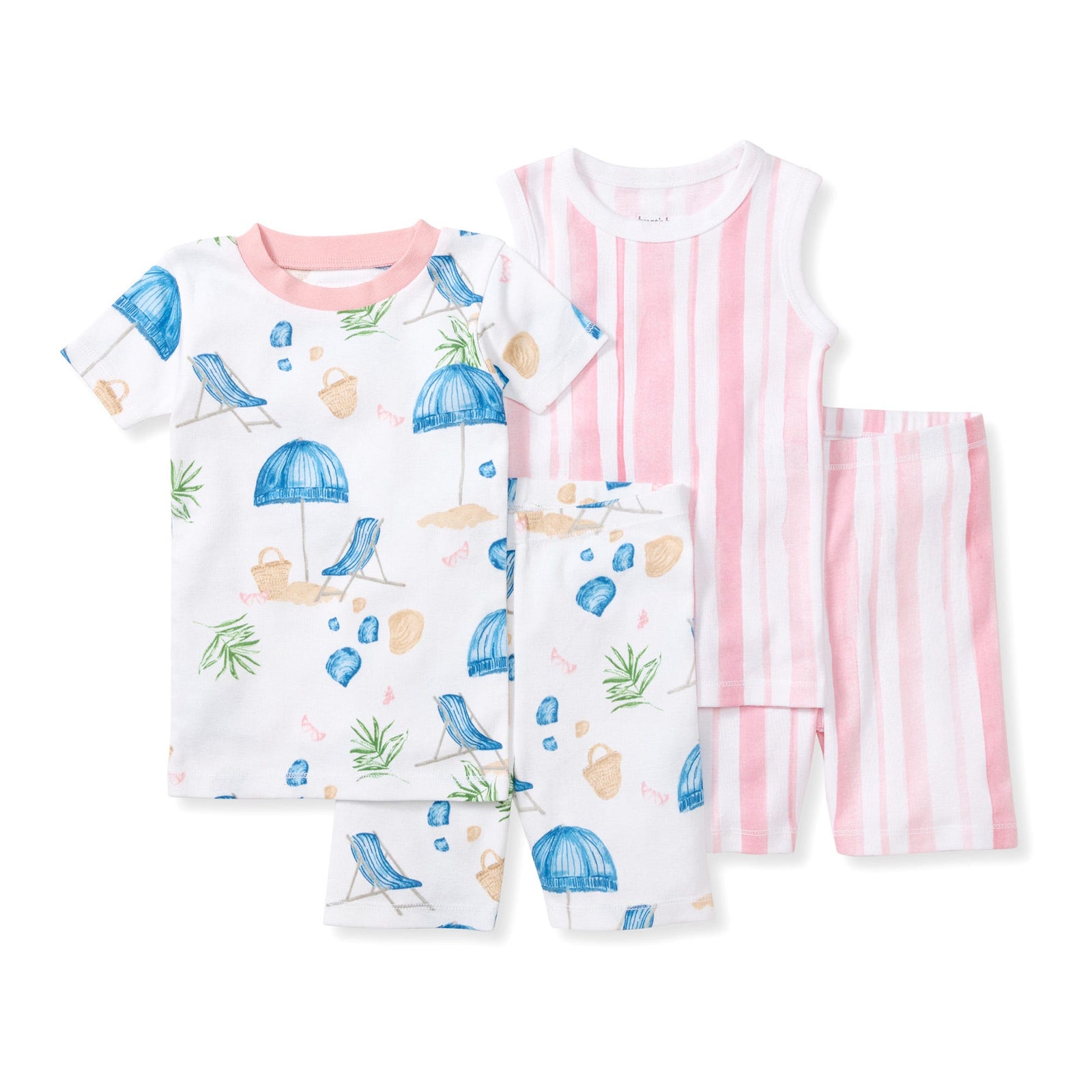 Santorini Beach Organic Cotton Baby Pajamas 2 Pack